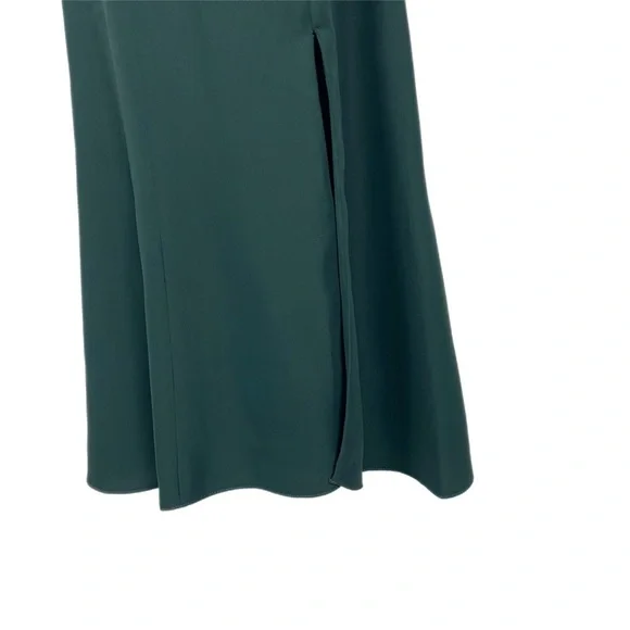 NWTDessy Collection Bustier Crepe Midi Dress w/ Adjustable Bow Straps Size 6